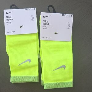 Nike Spark Men's Athletic Socks - Bright Yellow